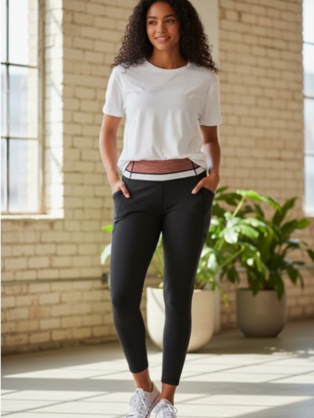 Lululemon Black and Brown Leggings